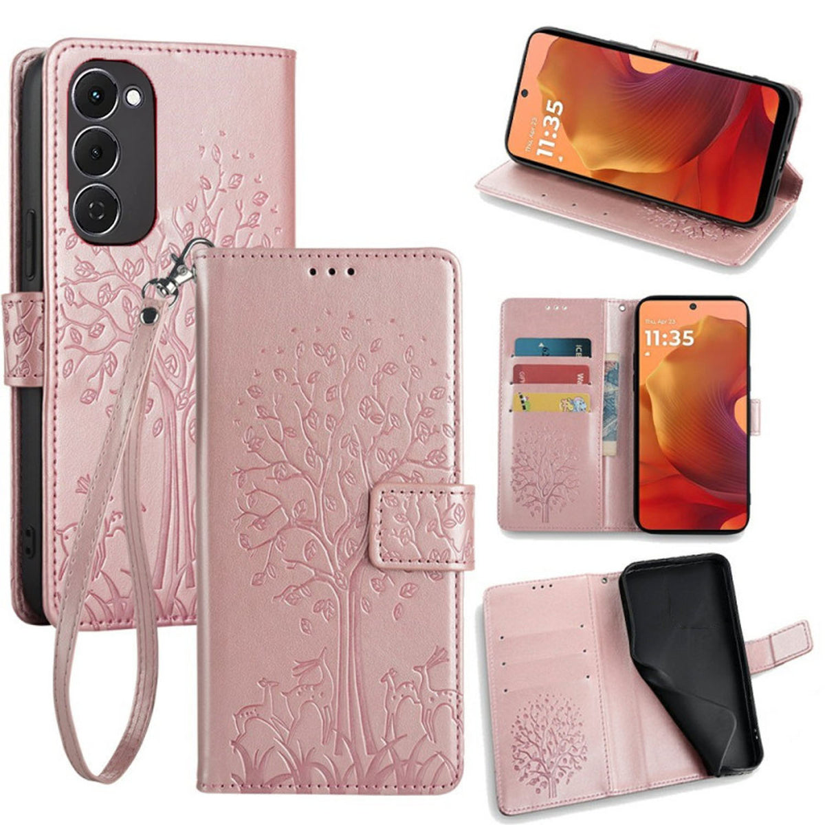 [FREE SHIPPING] BLOSSOM TREE FLIP CASE FOR TECNO SPARK 40 PRO PLUS