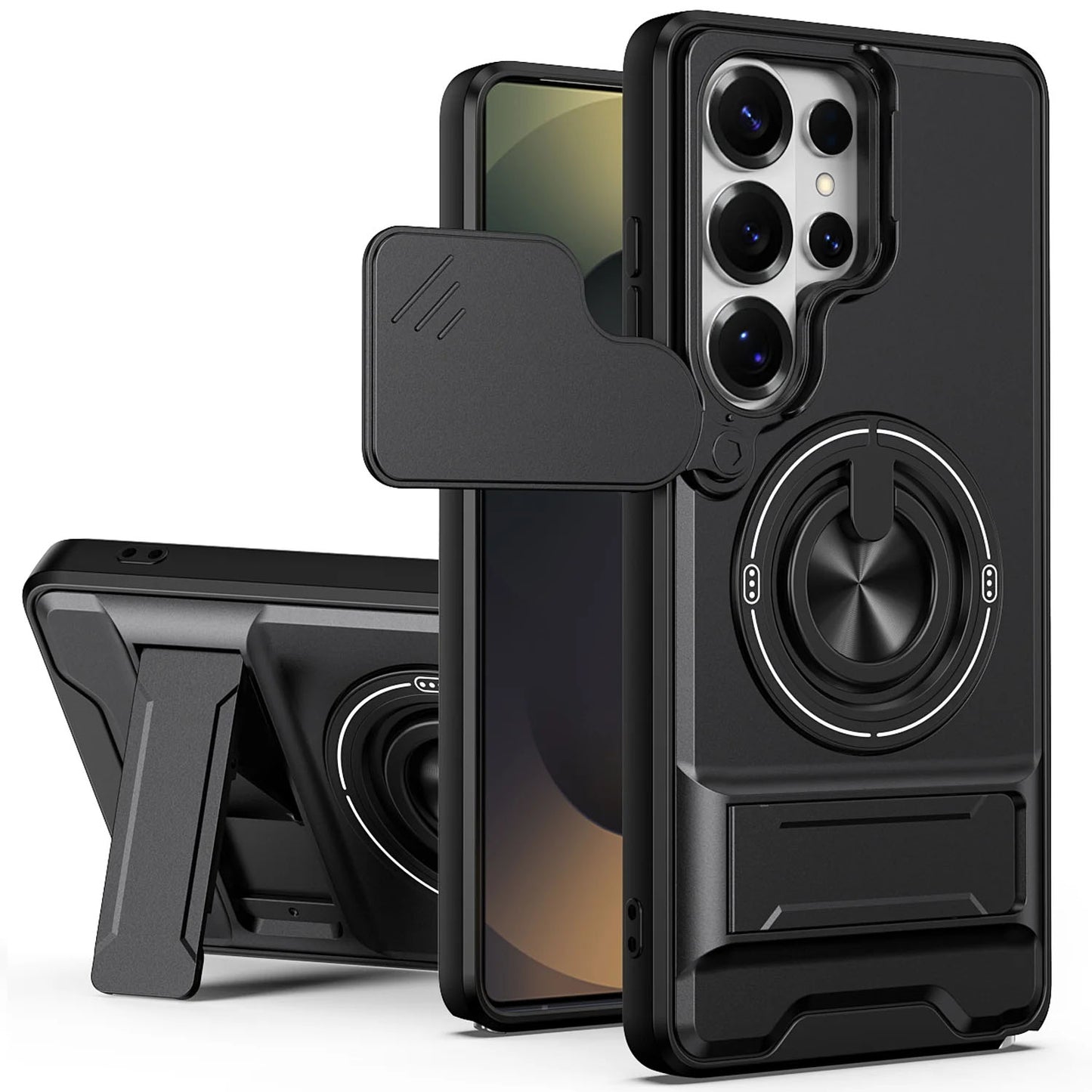 [FREE SHIPPING] CAMERA GUARD KICKSTAND CASE FOR SAMSUNG S25 ULTRA