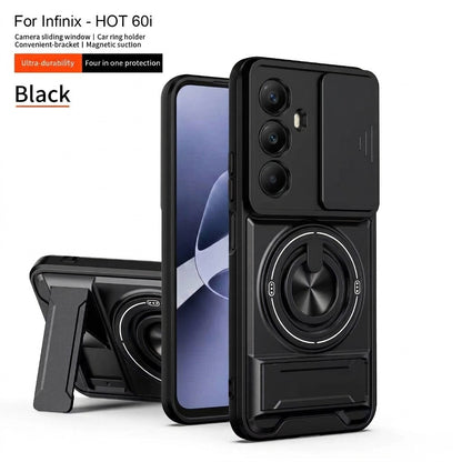 (Free Shipping ) Camera Guard Kickstand Case for Infinix Hot 60i