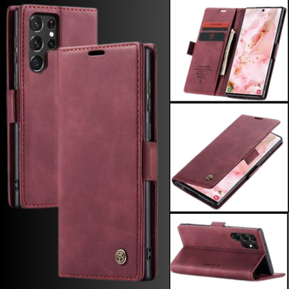 [FREE SHIPPING] Caseme Retro Leather Flip Case For Samsung Galaxy S25 Ultra