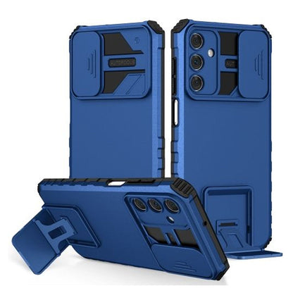 [ FREE SHIPPING] FOR SAMSUNG A15 PHONE CASE HARD SLIDING LENS PROTECT KICKSTAND BACK COVER