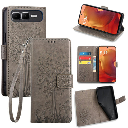 [FREE SHIPPING] BLOSSOM TREE FLIP CASE FOR INFINIX SMART 10 PLUS