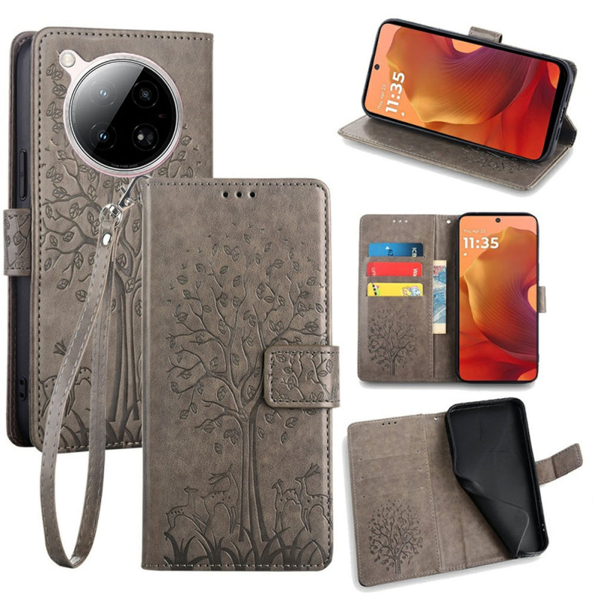 [FREE SHIPPING] BLOSSOM TREE FLIP CASE FOR INFINIX ZERO 40