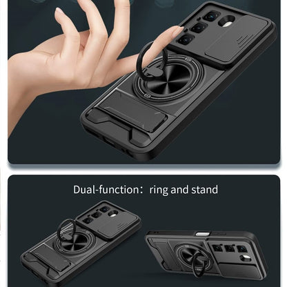 (Free Shipping) Camera Guard Kickstand Case for Infinix Hot 60 pro Plus