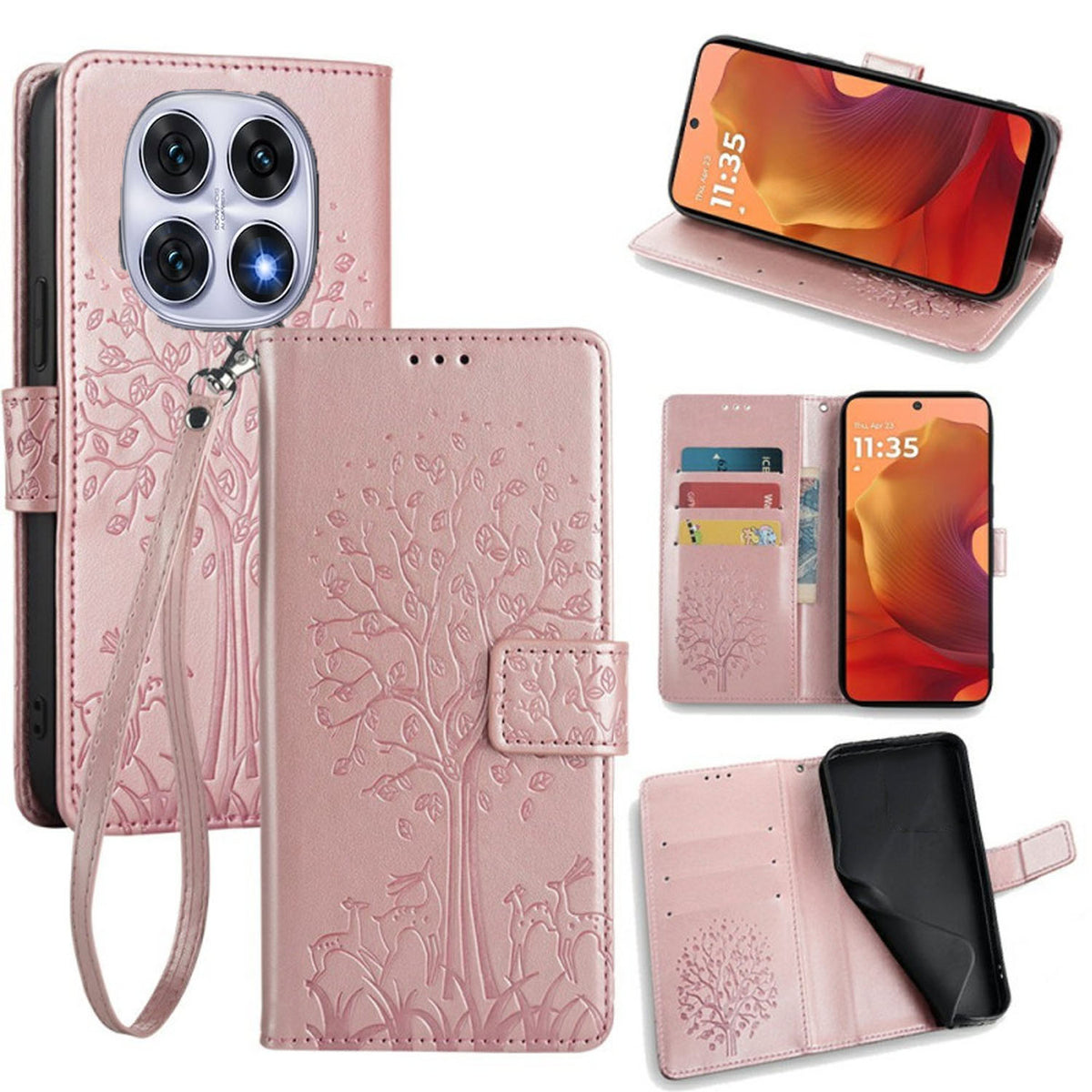 [FREE SHIPPING] BLOSSOM TREE FLIP CASE FOR REDMI NOTE 15