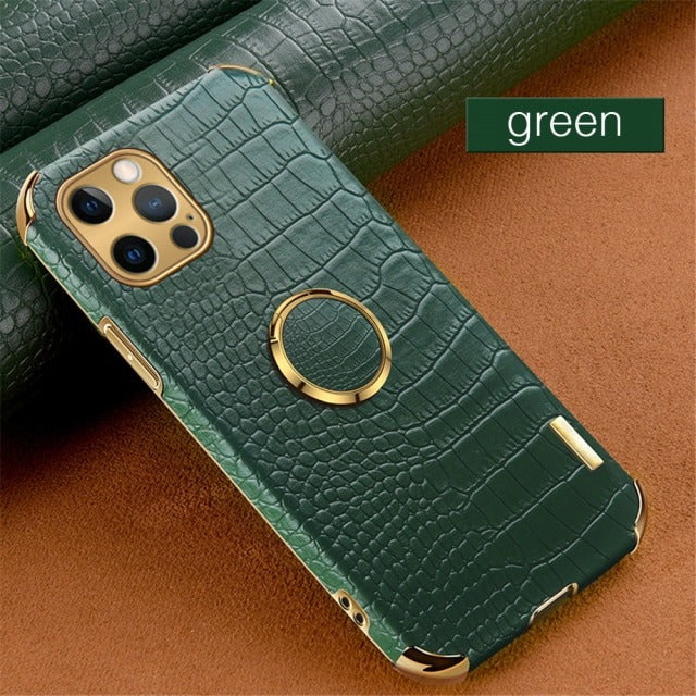Crocodile Pattern Leather Case for iPhone 11 Pro Max
