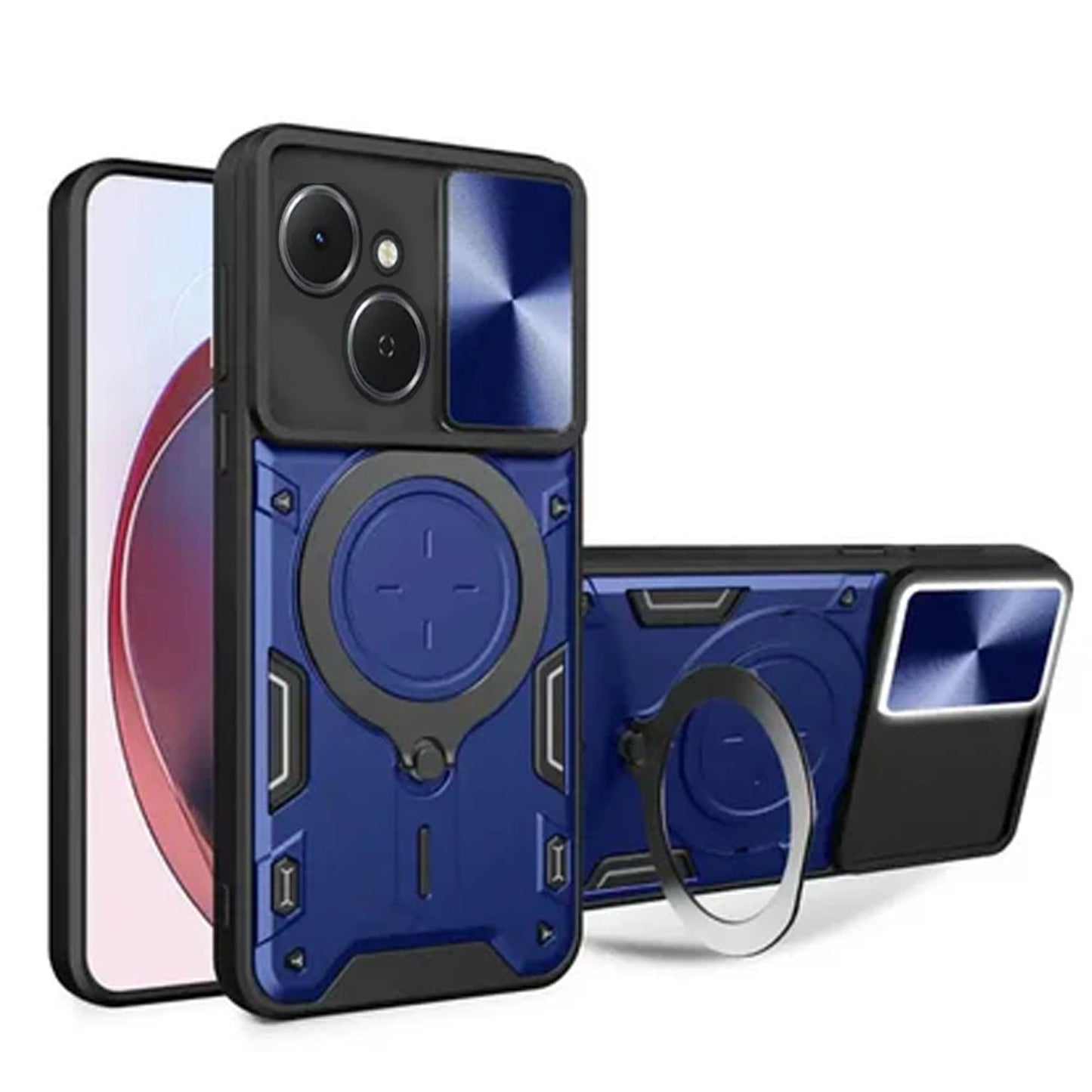 FREE SHIPPING] METAL RING CASE FOR TECNO SPARK 40c