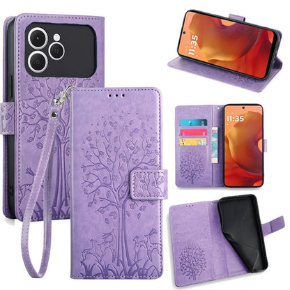 [FREE SHIPPING] BLOSSOM TREE FLIP CASE FOR TECNO SPARK 40