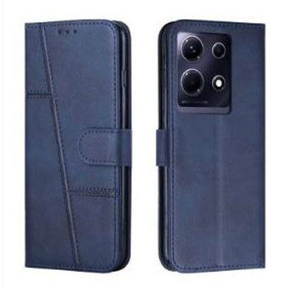 RETRO BOOKLET LEATHER WALLET CASE FOR INFINIX NOTE 30 4G