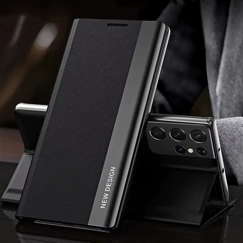 [FREE SHIPPING] CLASSIC BUSINESS FLIP CASE FOR SAMSUNG S24 ULTRA