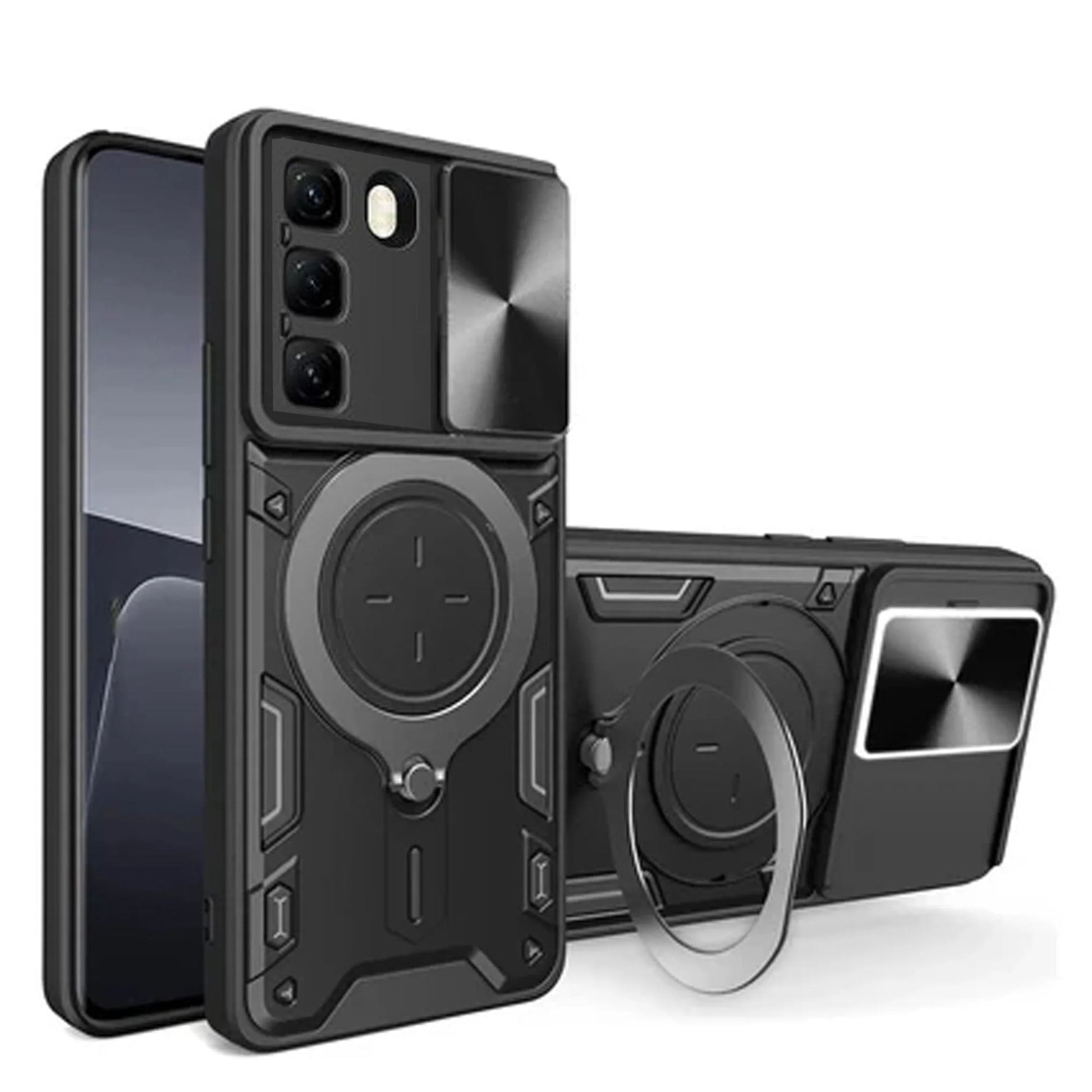 [FREE SHIPPING] METAL RING CASE FOR INFINIX HOT 60