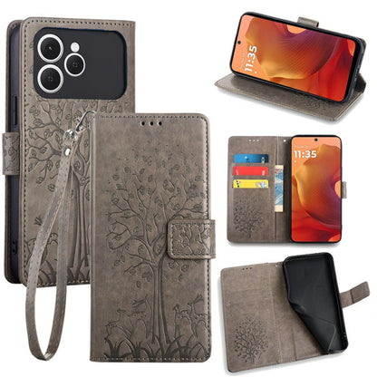 [FREE SHIPPING] BLOSSOM TREE FLIP CASE FOR TECNO SPARK 40