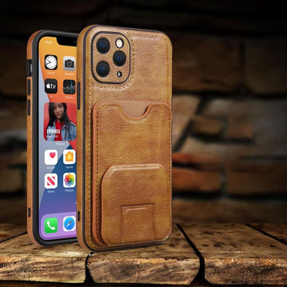 [FREE SHIPPING] Clair Back Card Slot Leather Case for Iphone 16 Pro Max