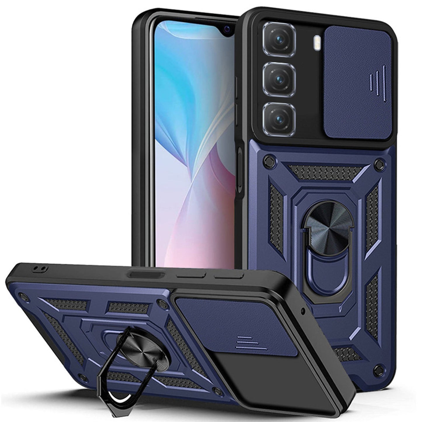 [FREE SHIPPING] ARMOR RING CASE FOR INFINIX HOT 60
