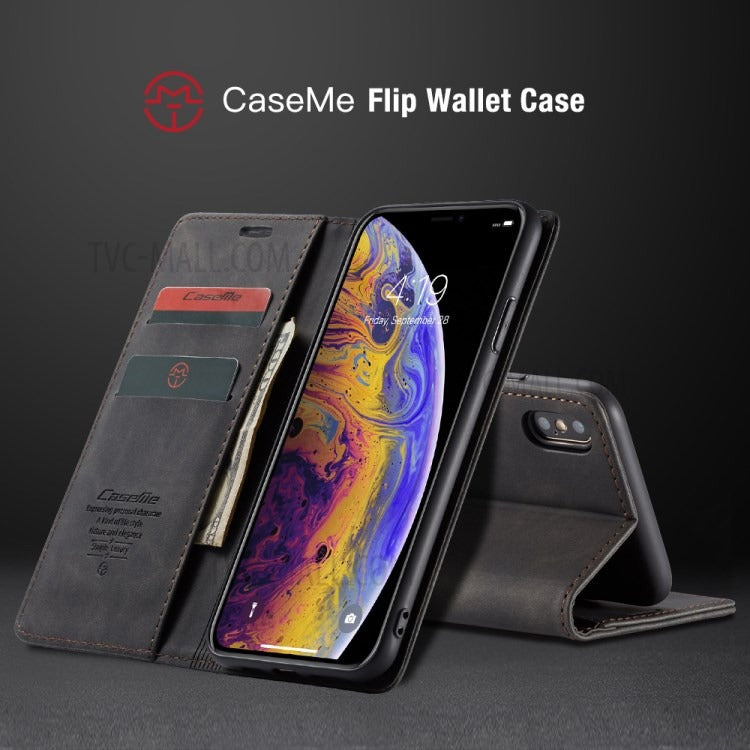 CASEME FLIP LEATHER CASE FOR IPHONE MODELS