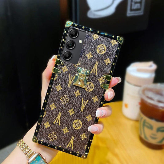 [ FREE SHIPPING] LV MONOGRAM CANVAS SQUARE TRUNK DESIGN CASE FOR Samsung A14