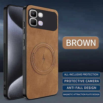 [FREE SHIPPING] SLIM MAGSAFE LEATHER CASE FOR INFINIX NOTE 60