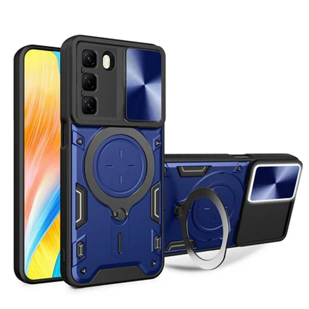 [FREE SHIPPING] METAL RING CASE FOR INFINIX HOT 50 PRO