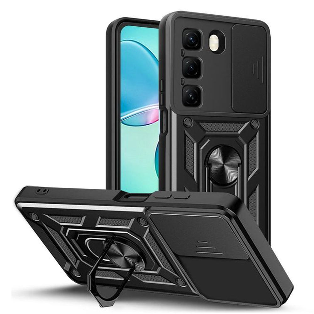 [FREE SHIPPING] ARMOR RING CASE FOR  INFINIX HOT 50 PRO