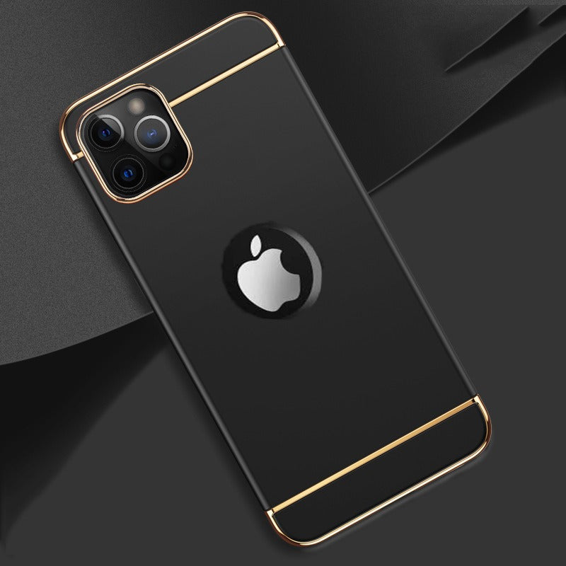 [ FREE SHIPPING]  IPhone 12 Pro Max Cover Ultra-thin 3in1 Body Protection hard Luxury Phone Back Case