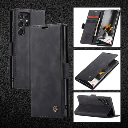 [FREE SHIPPING] CASEME FLIP LEATHER WALLET CASE FOR SAMSUNG S22 ULTRA