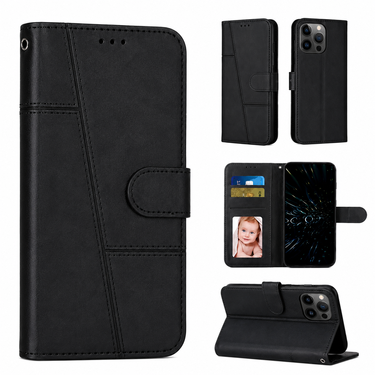 BOOKLET CASE FOR IPHONE MODELS