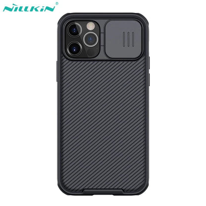 NILLKIN Slide Cover Camera Protection Back Cover for iPhone 12 Pro Max – Black