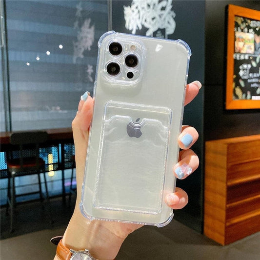 [FREE SHIPPING] TRANSPARENT CARD SLOWED CASE FOR IPHONE 14 PRO MAX