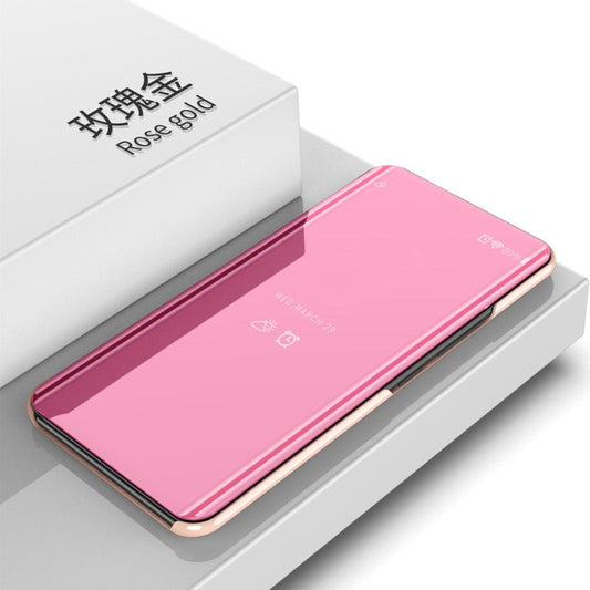 [FREE SHIPPING] Mirror Flip Sensor Case For Samsung J4 2018 - Rose Gold