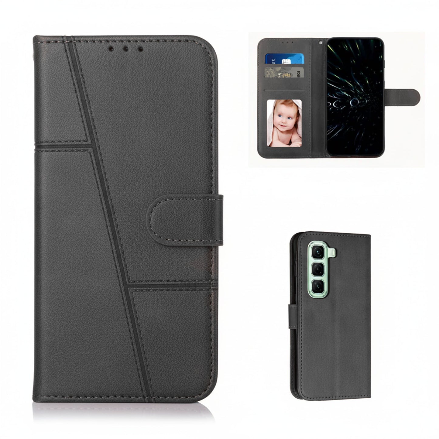 [FREE SHIPPING] BOOKLET CASE FOR INFINIX HOT 60 PRO