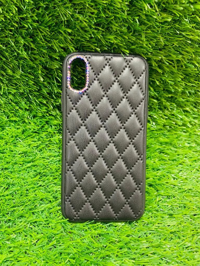 [ FREE SHIPPING] Diamond Camera Lens hard leather Phone Case For Iphone Xs Max